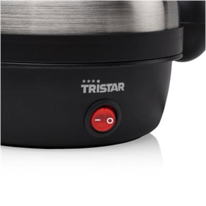 Tristar EK-3076 Cocedor de Huevos Negro con Capacidad para 7 Huevos